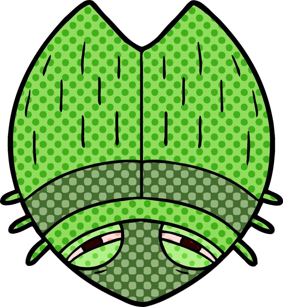 cute cartoon bug vector
