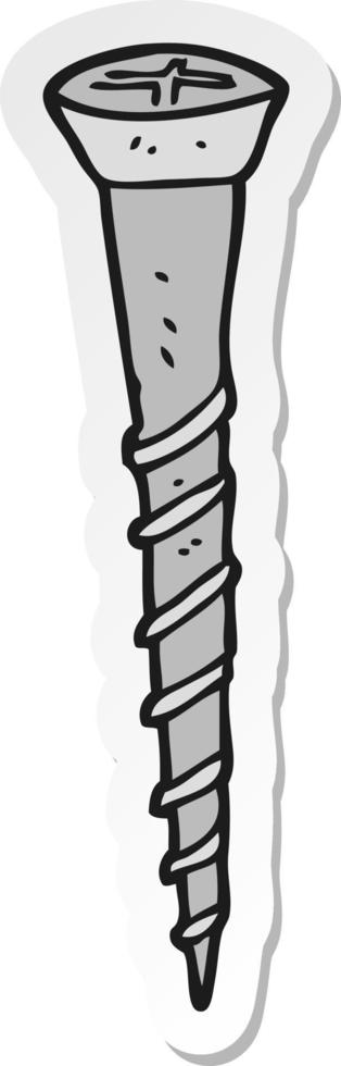 sticker of a cartoon screw 12360557 Vector Art at Vecteezy sticker of a cartoon screw 12360557 Vector Art at Vecteezy