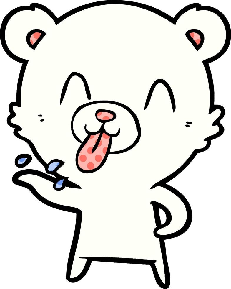 polar bear cartoon vector