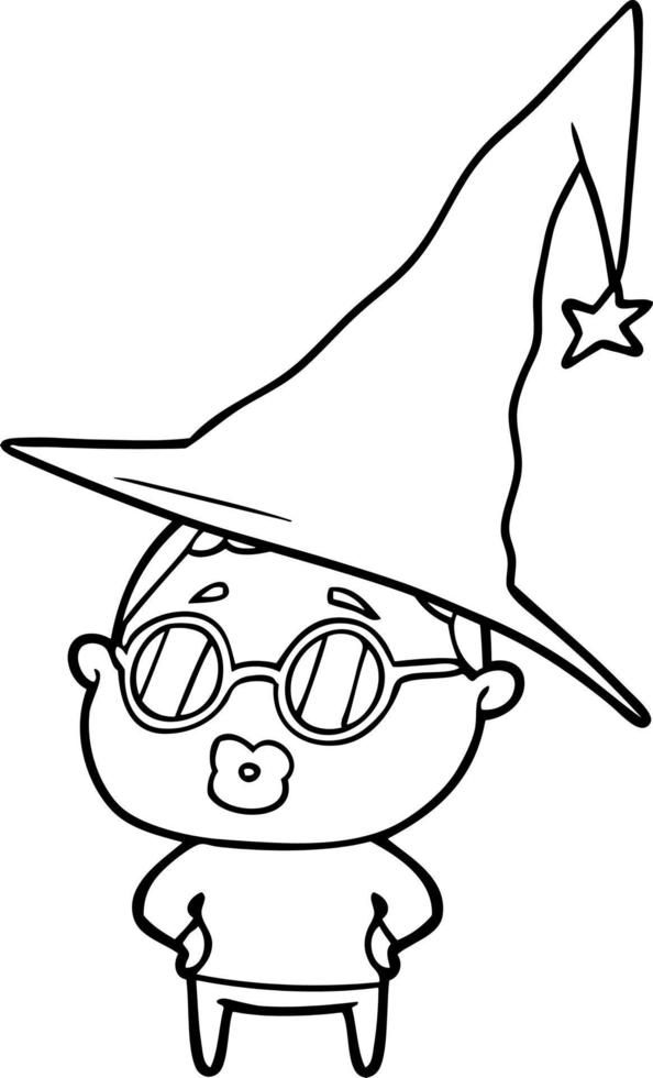 cartoon librarian woman wearing spectacles vector