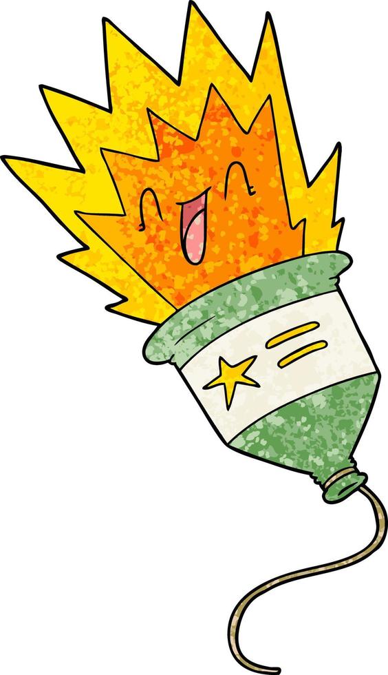 party popper cartoon vector