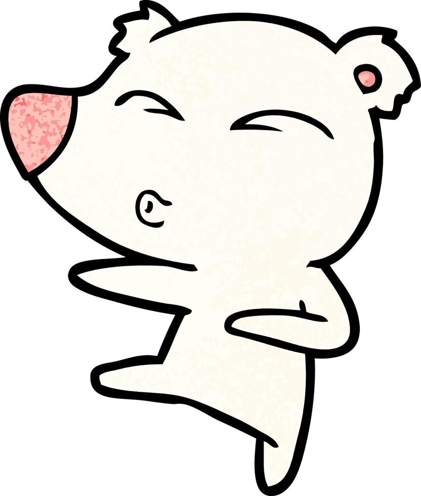 polar bear cartoon vector