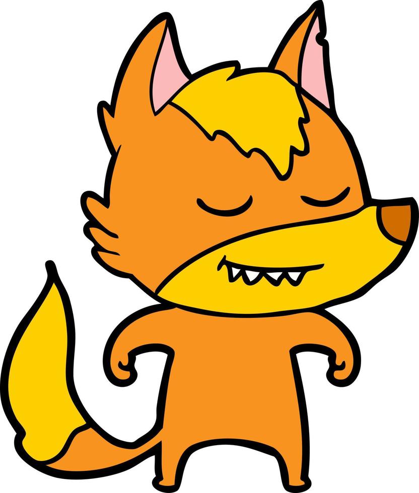 fox cartoon character 12363702 Vector Art at Vecteezy