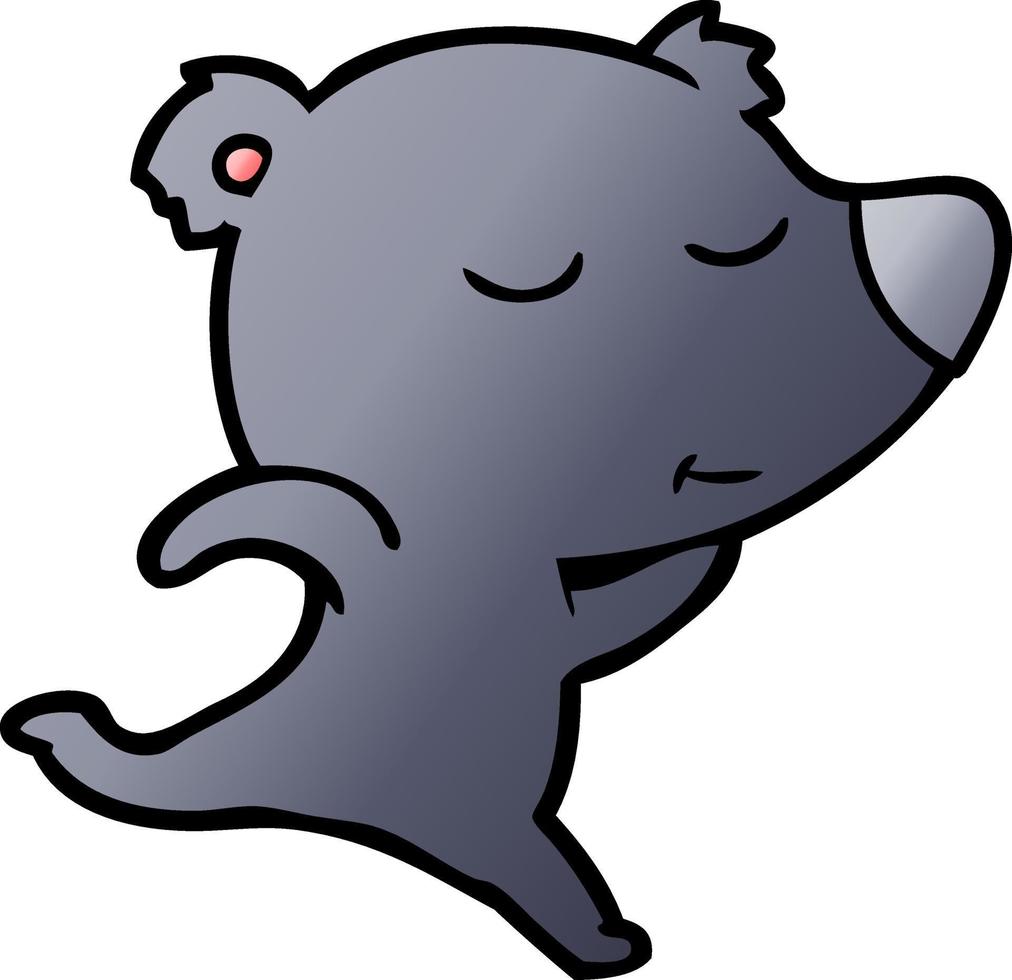 bear cartoon chraracter vector