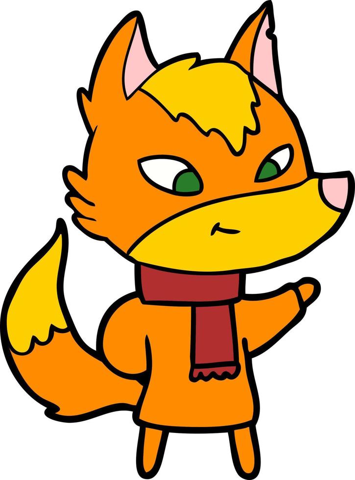 fox cartoon character 12364000 Vector Art at Vecteezy