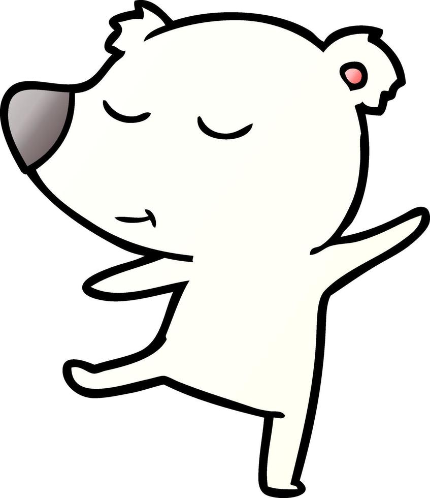 polar bear cartoon vector