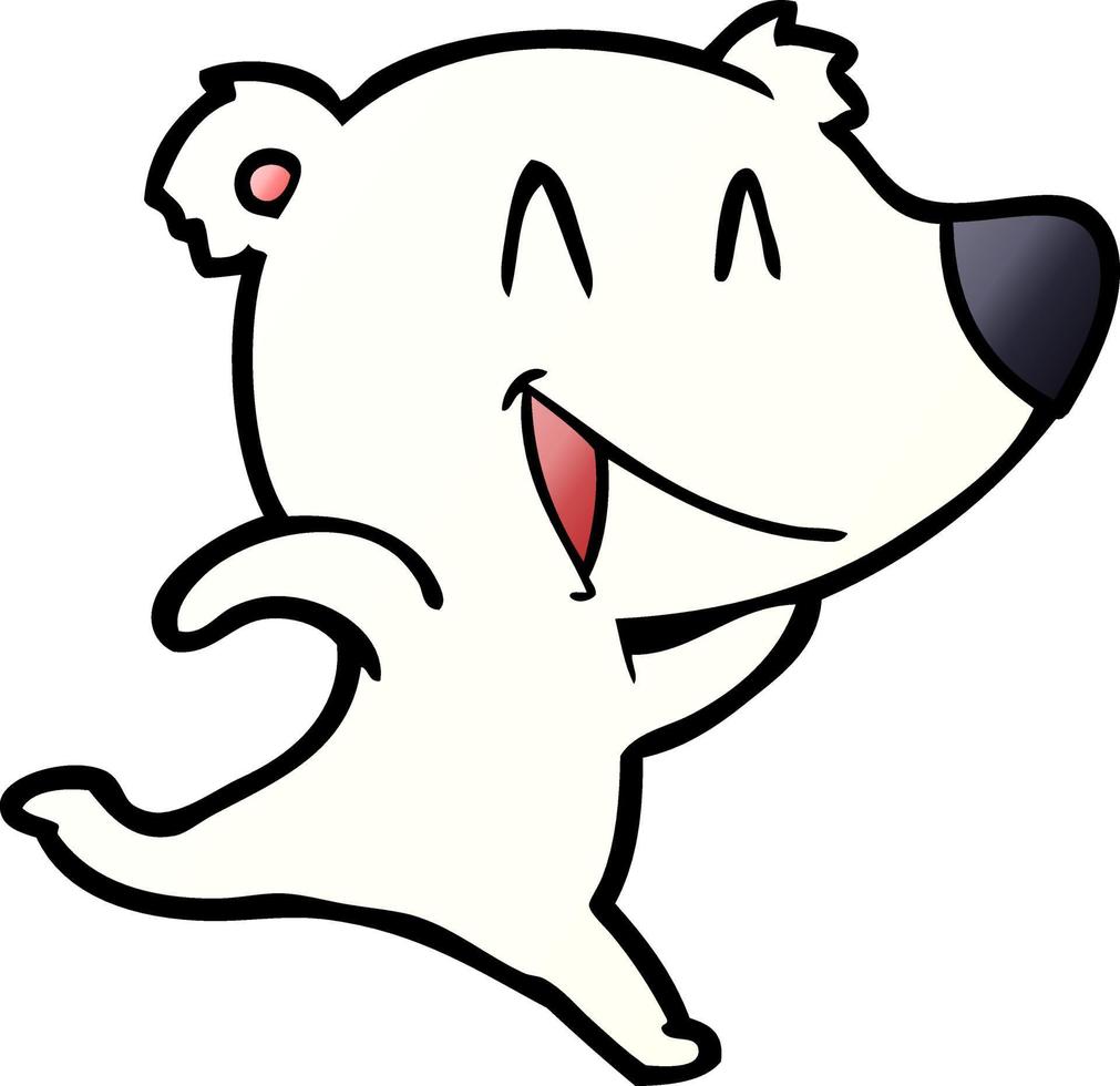 polar bear cartoon vector