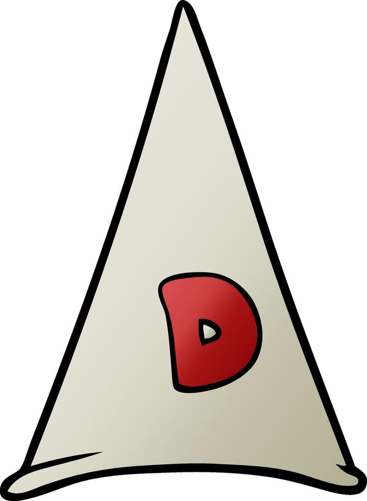 school dunce hat vector