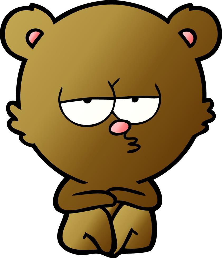 bear cartoon chraracter vector