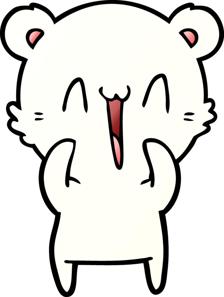 polar bear cartoon vector