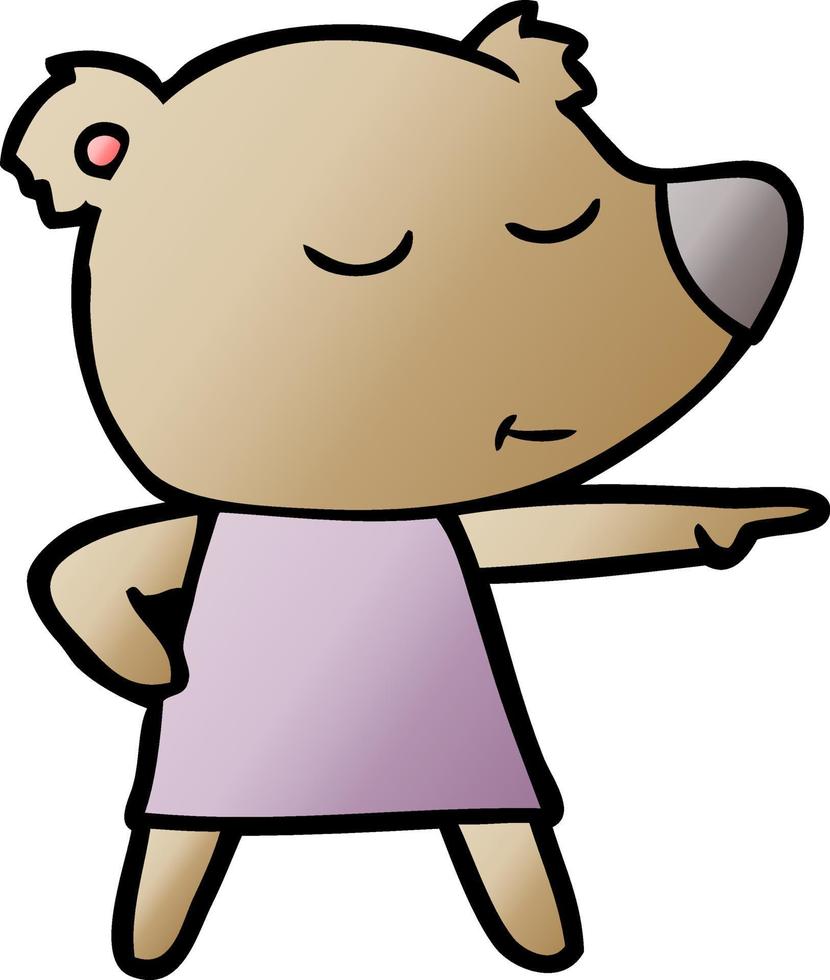 bear cartoon chraracter vector