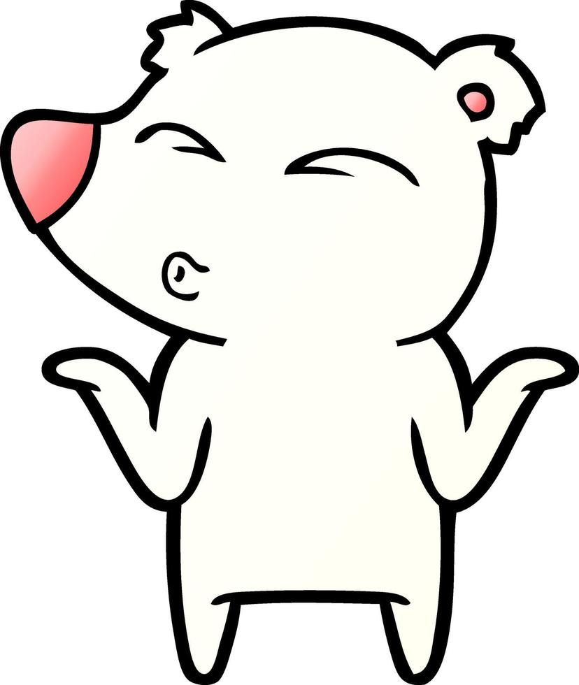 polar bear cartoon vector