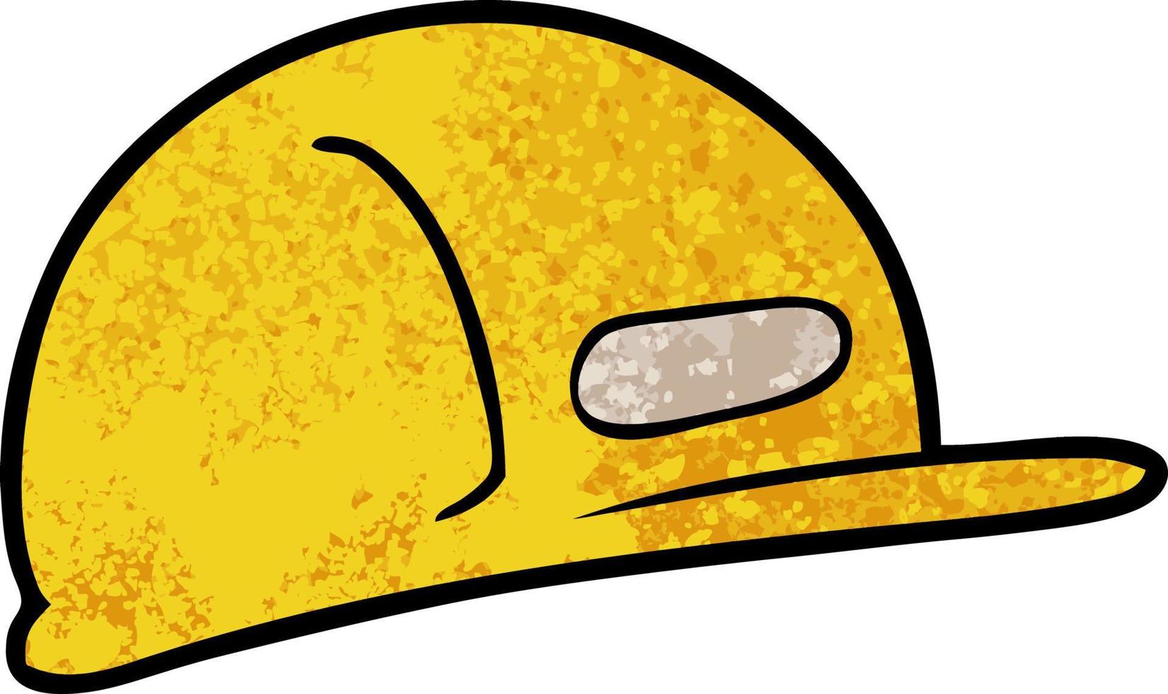 cartoon builders safety hat vector