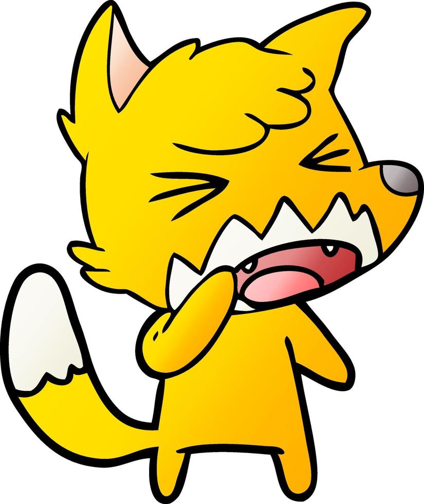 fox cartoon character 12366664 Vector Art at Vecteezy