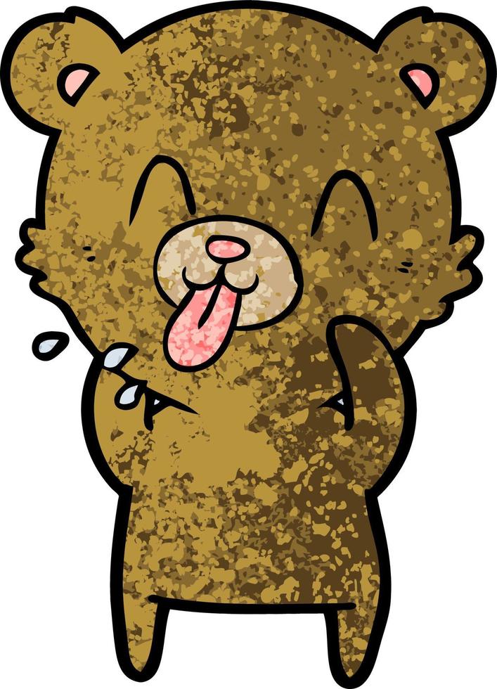 bear cartoon chraracter vector