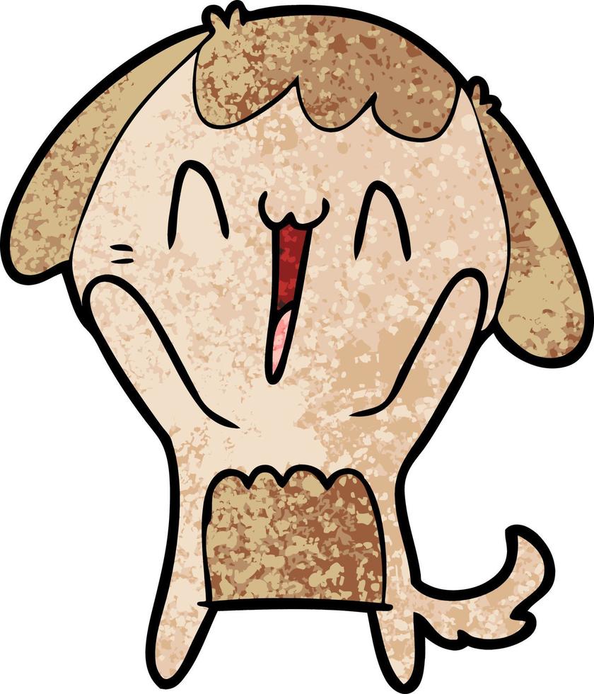 cute cartoon dog vector