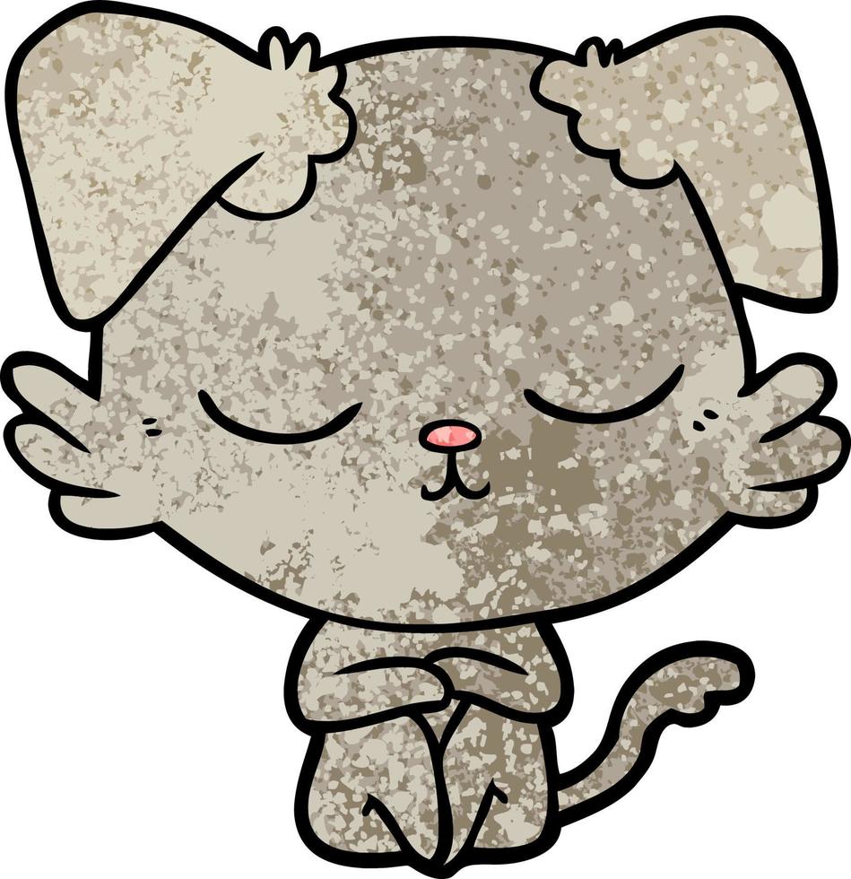 cute cartoon dog vector