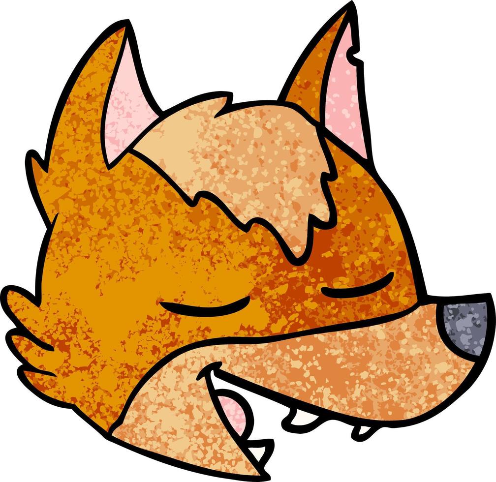 fox cartoon character vector