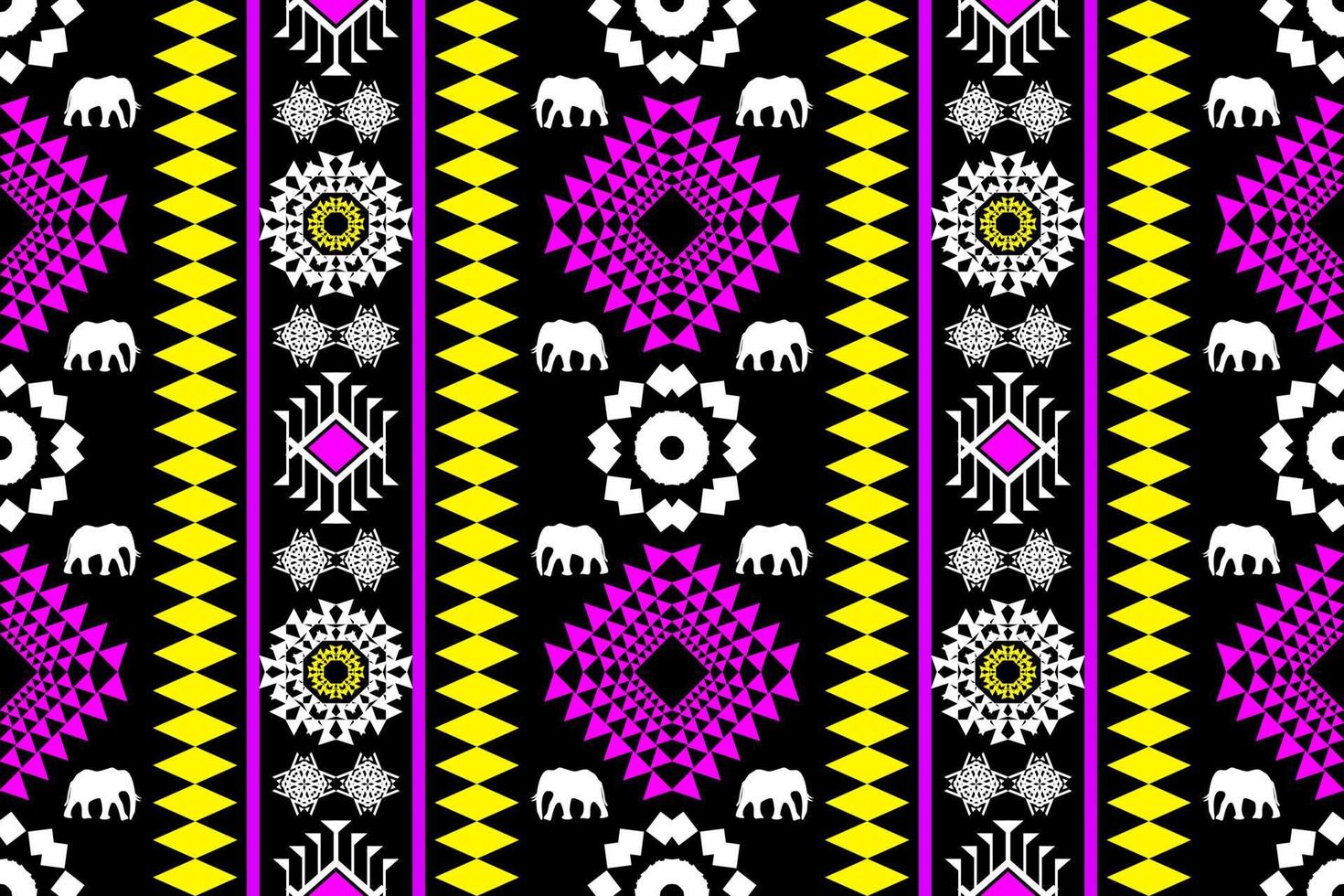 hermoso bordado.patrón oriental étnico geométrico tradicional estilo azteca, abstracto, vector, ilustración. diseño para textura, tela, ropa, envoltura, moda, alfombra, impresión. vector