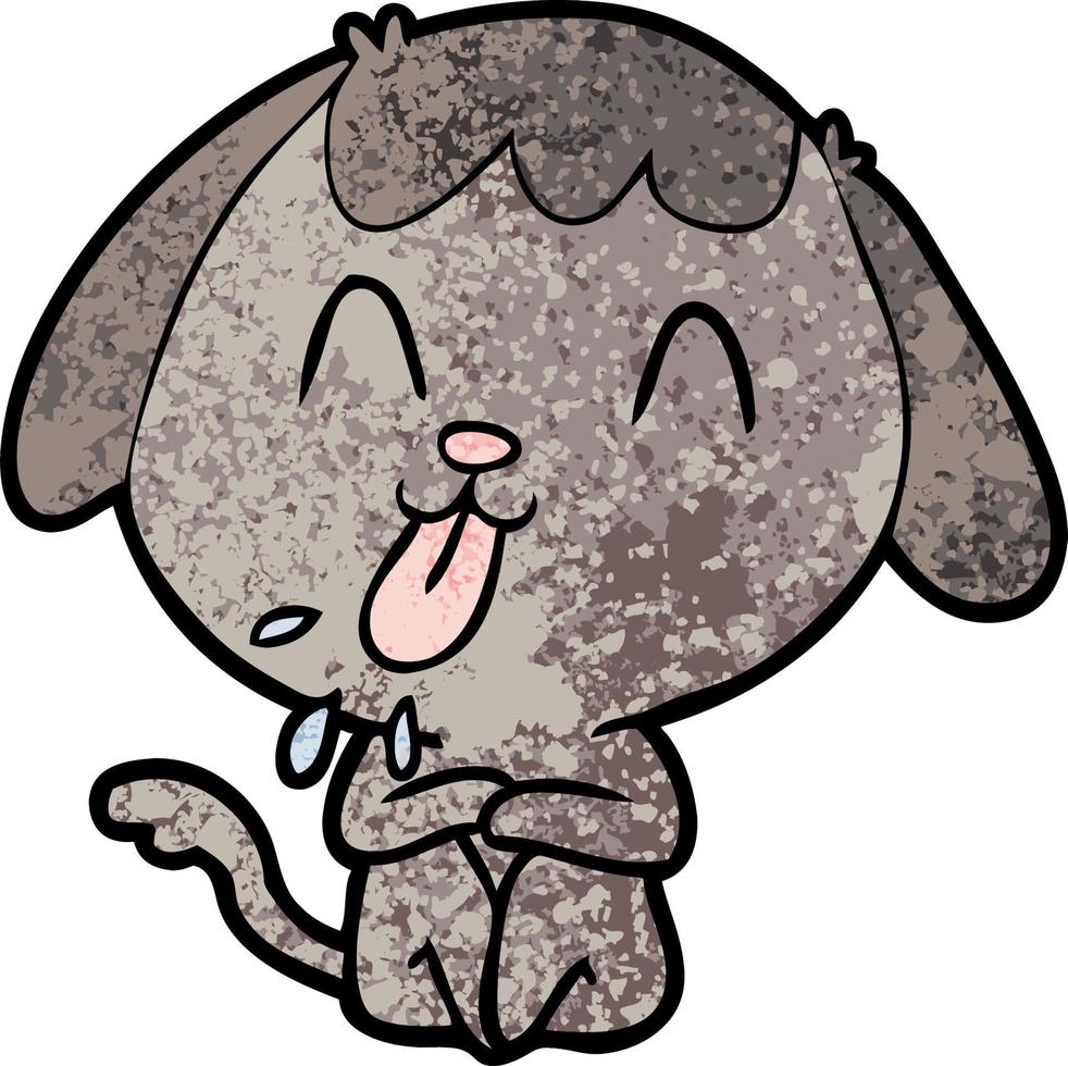 cute cartoon dog vector