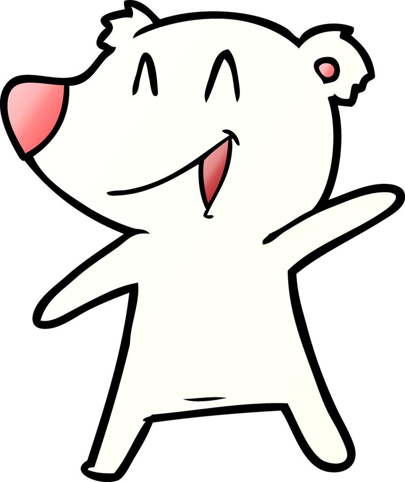 polar bear cartoon vector