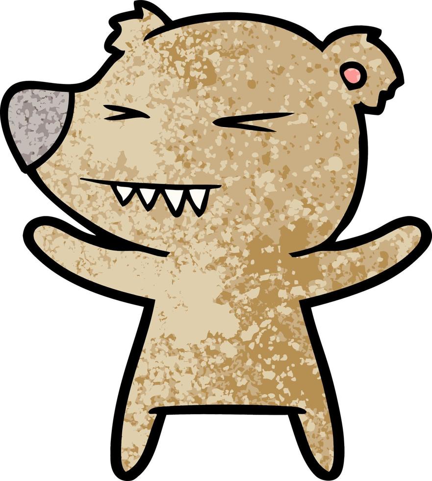 bear cartoon chraracter vector