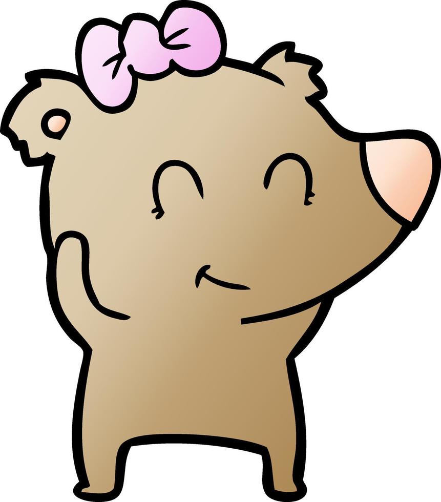 bear cartoon chraracter vector