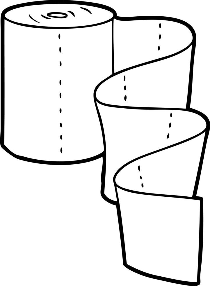 cartoon kitchen roll 12369420 Vector Art at Vecteezy