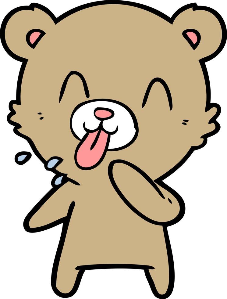 bear cartoon chraracter vector