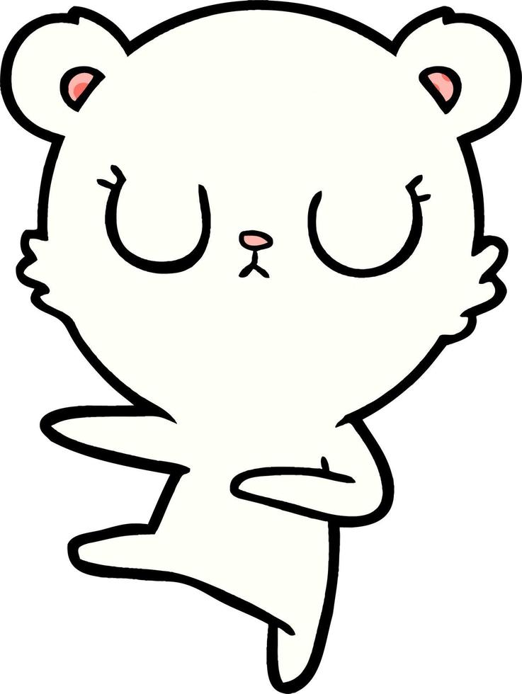 polar bear cartoon vector