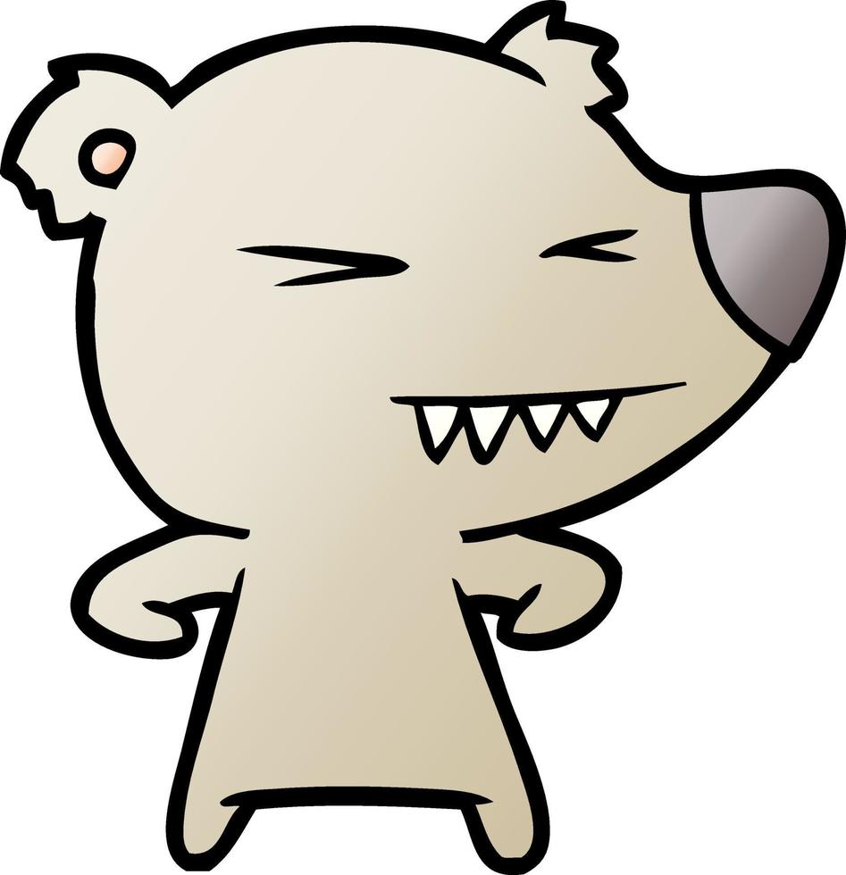 bear cartoon chraracter vector