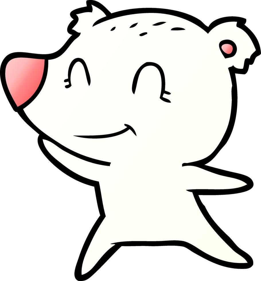 polar bear cartoon vector