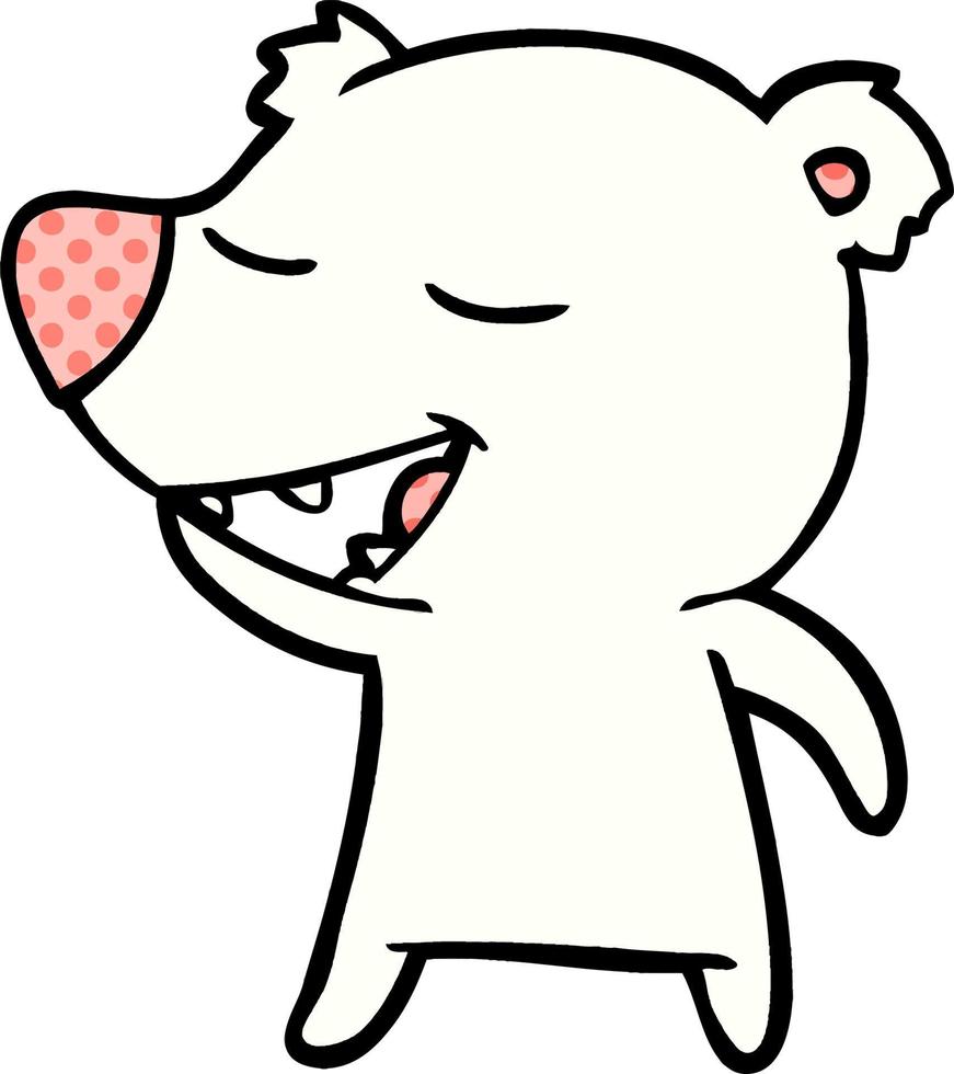 polar bear cartoon vector