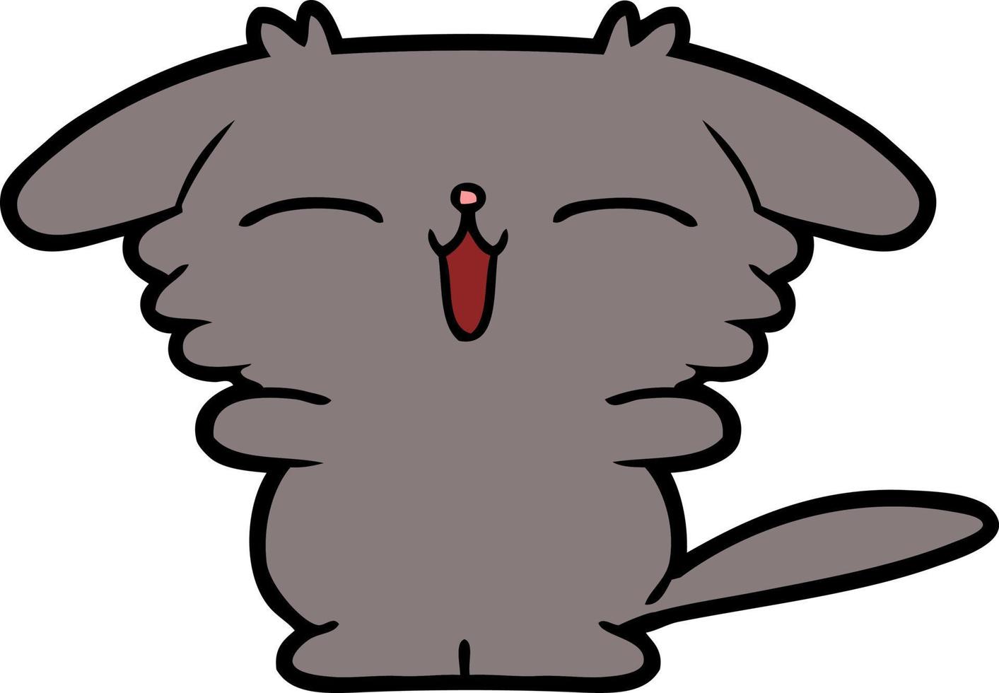 cute cartoon dog vector