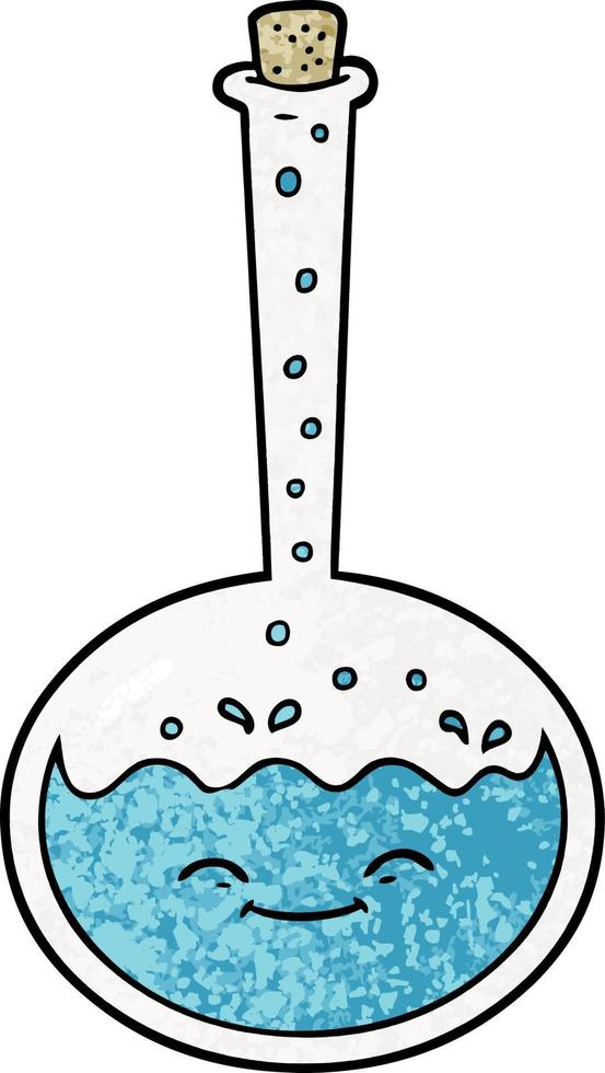 cartoon chemical reaction vector
