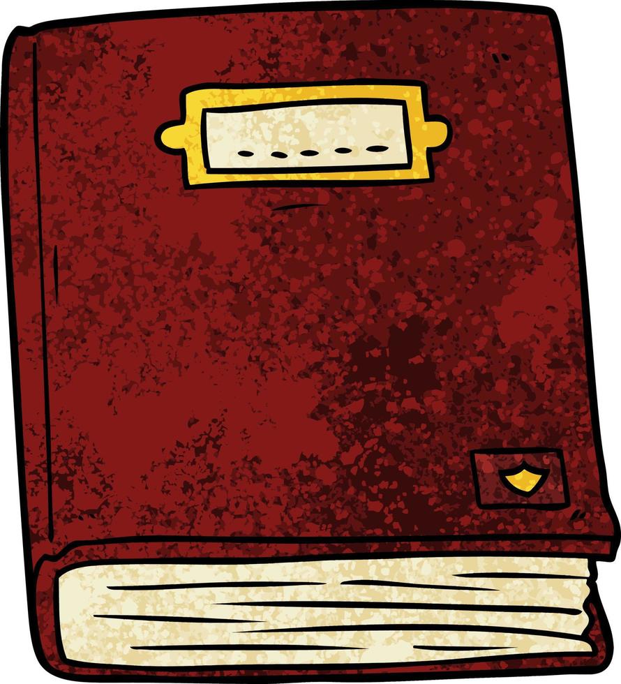 cartoon old book vector