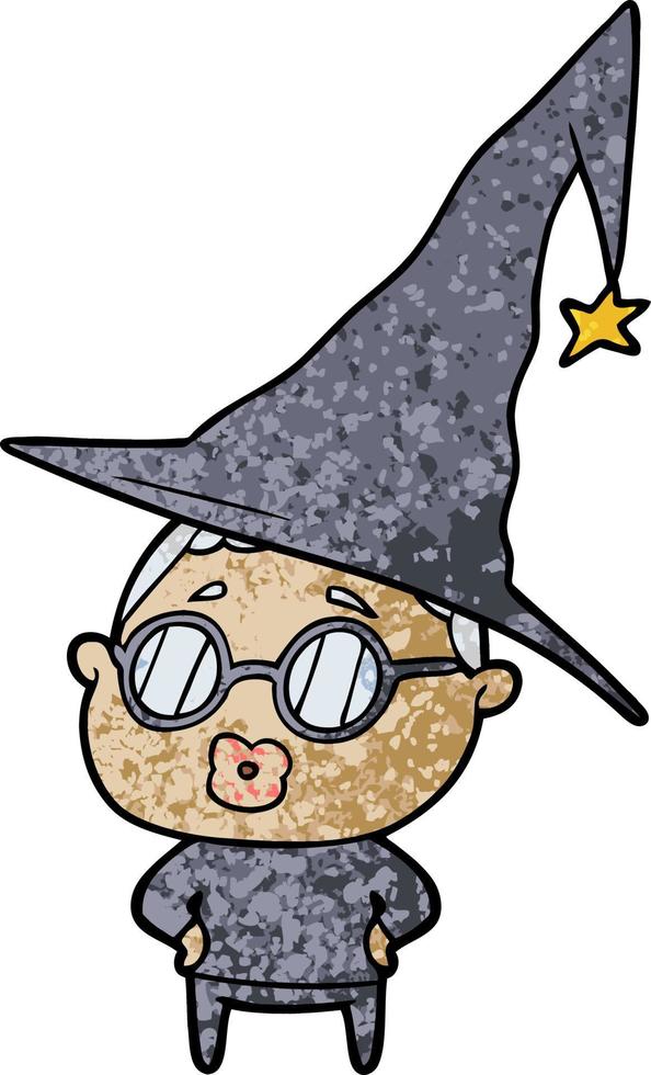 cartoon librarian woman wearing spectacles vector