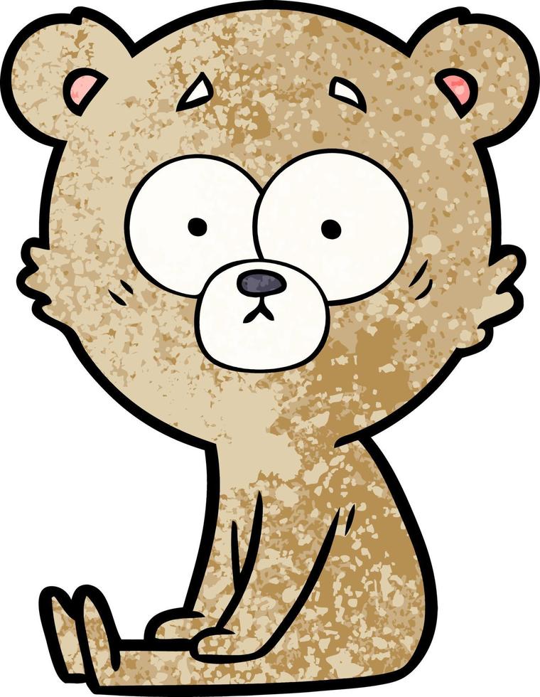 personaje de dibujos animados de oso vector