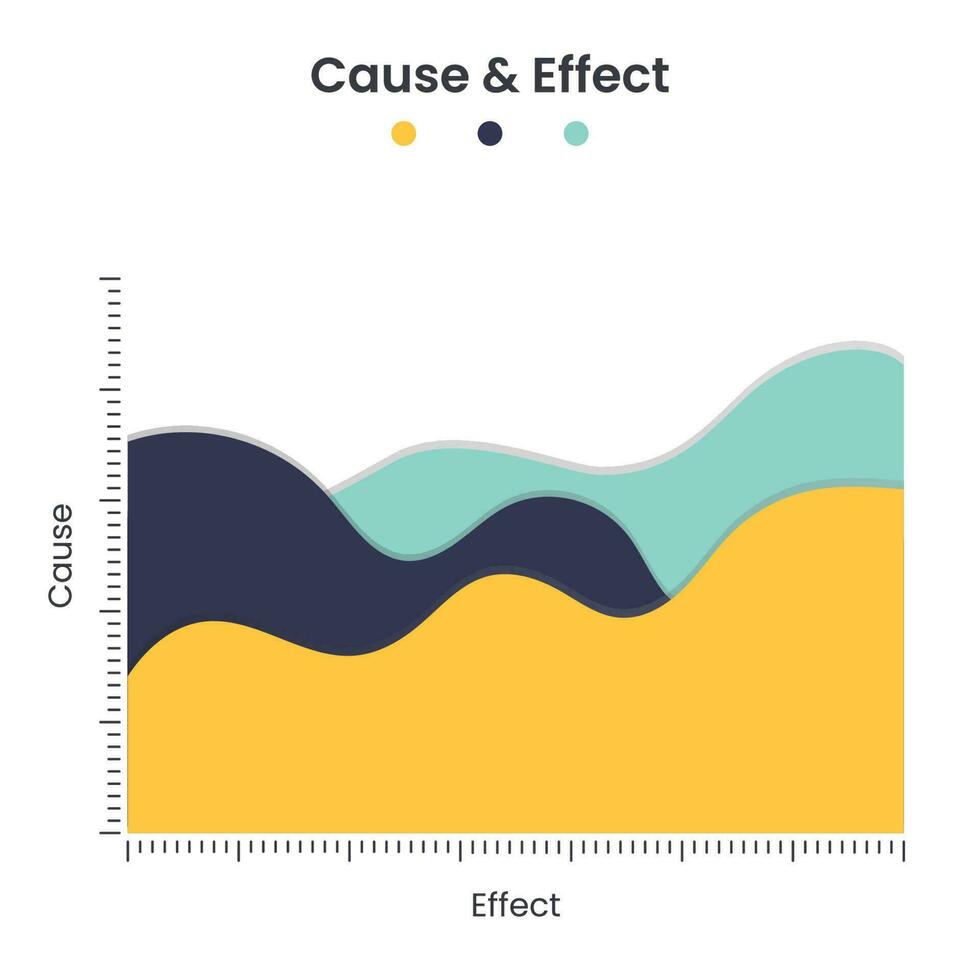 Cause and Effect vector illustration graphic chart