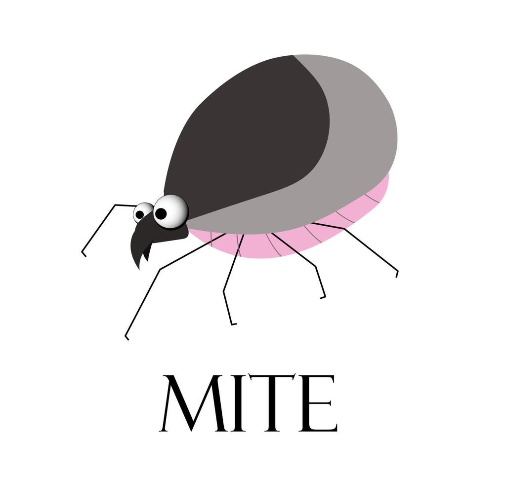 mite. Teak is a blood-sucking insect. The parasite is a tick. Summer epidemic. Lyme Disease vector