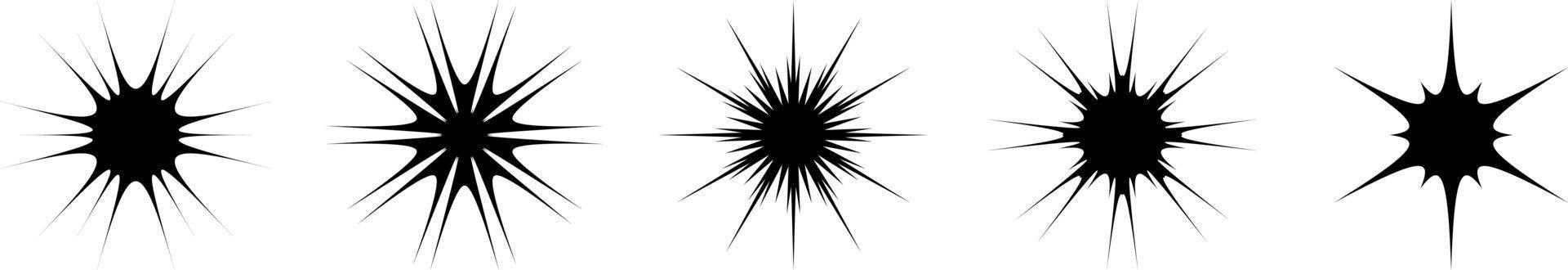 Sparkle star icon collection design element 12371657 Vector Art at Vecteezy
