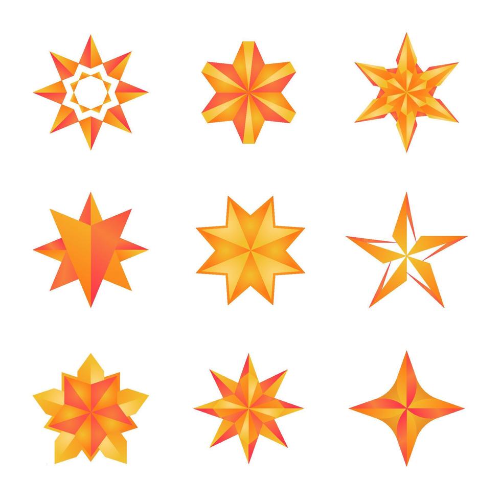 Star Logo Set vector