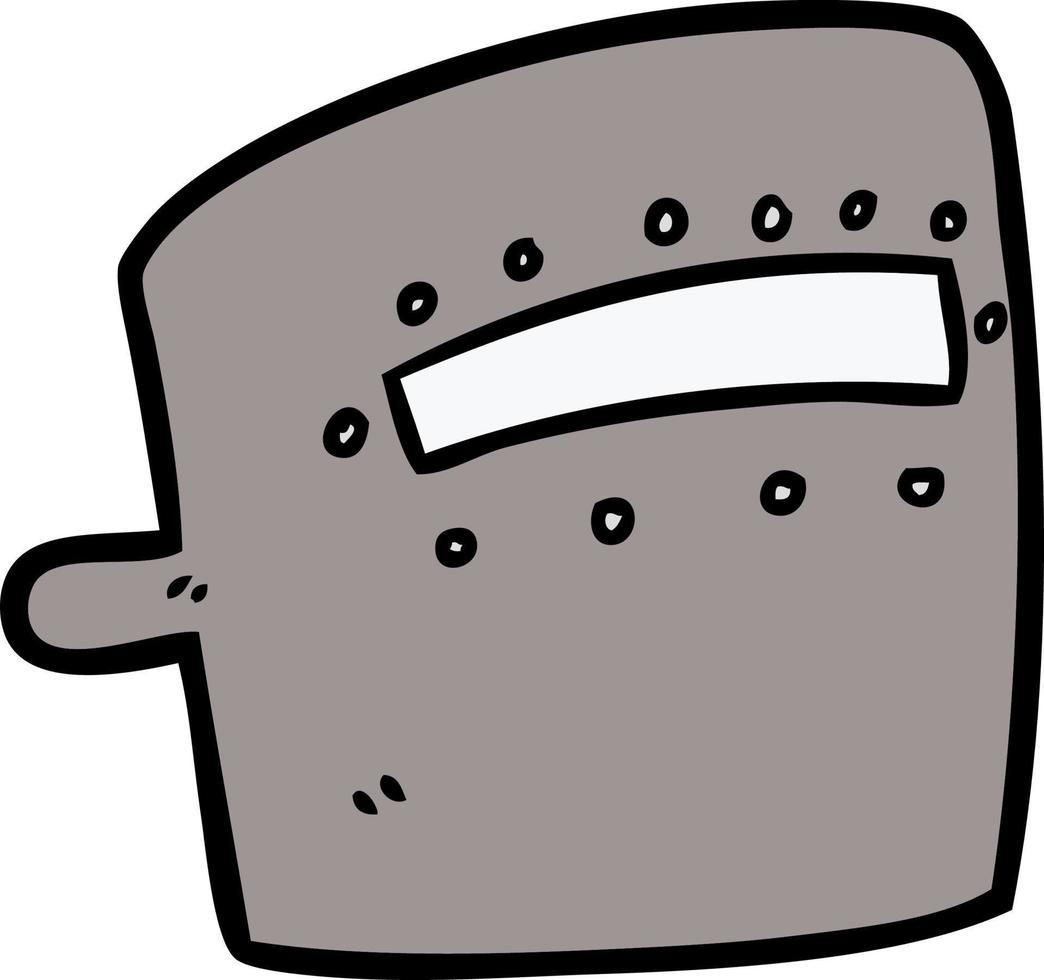 cartoon welding mask vector