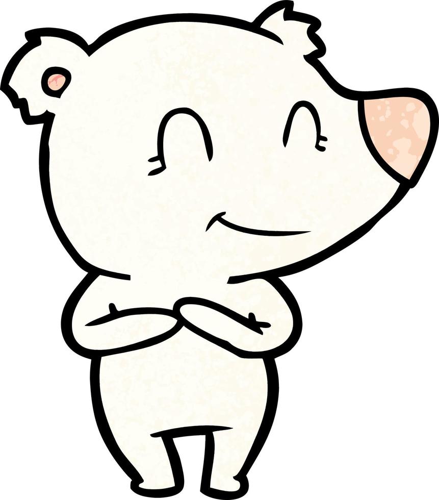 polar bear cartoon vector