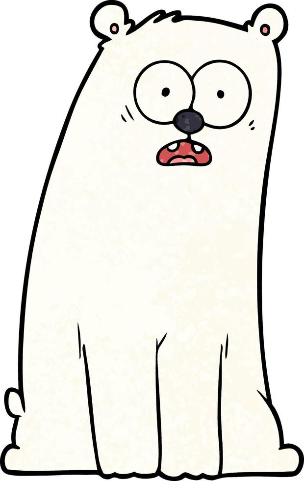 polar bear cartoon vector