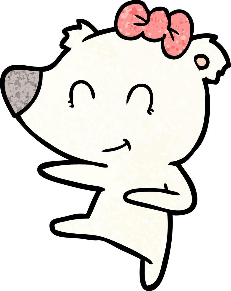 polar bear cartoon vector