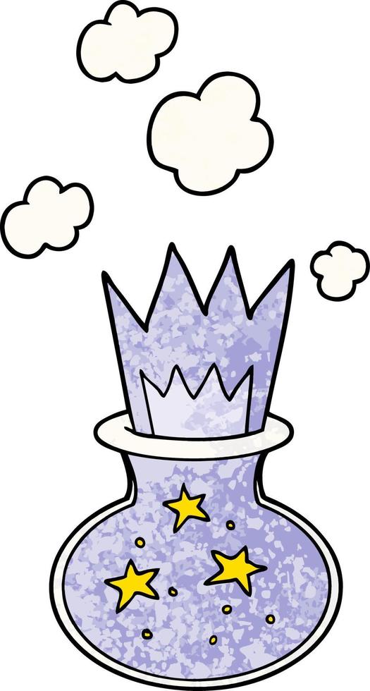 cartoon magic potion vector