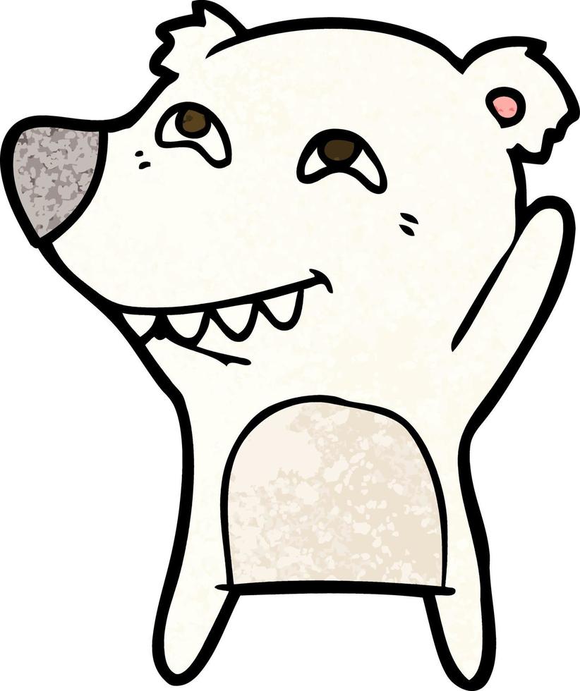 polar bear cartoon vector