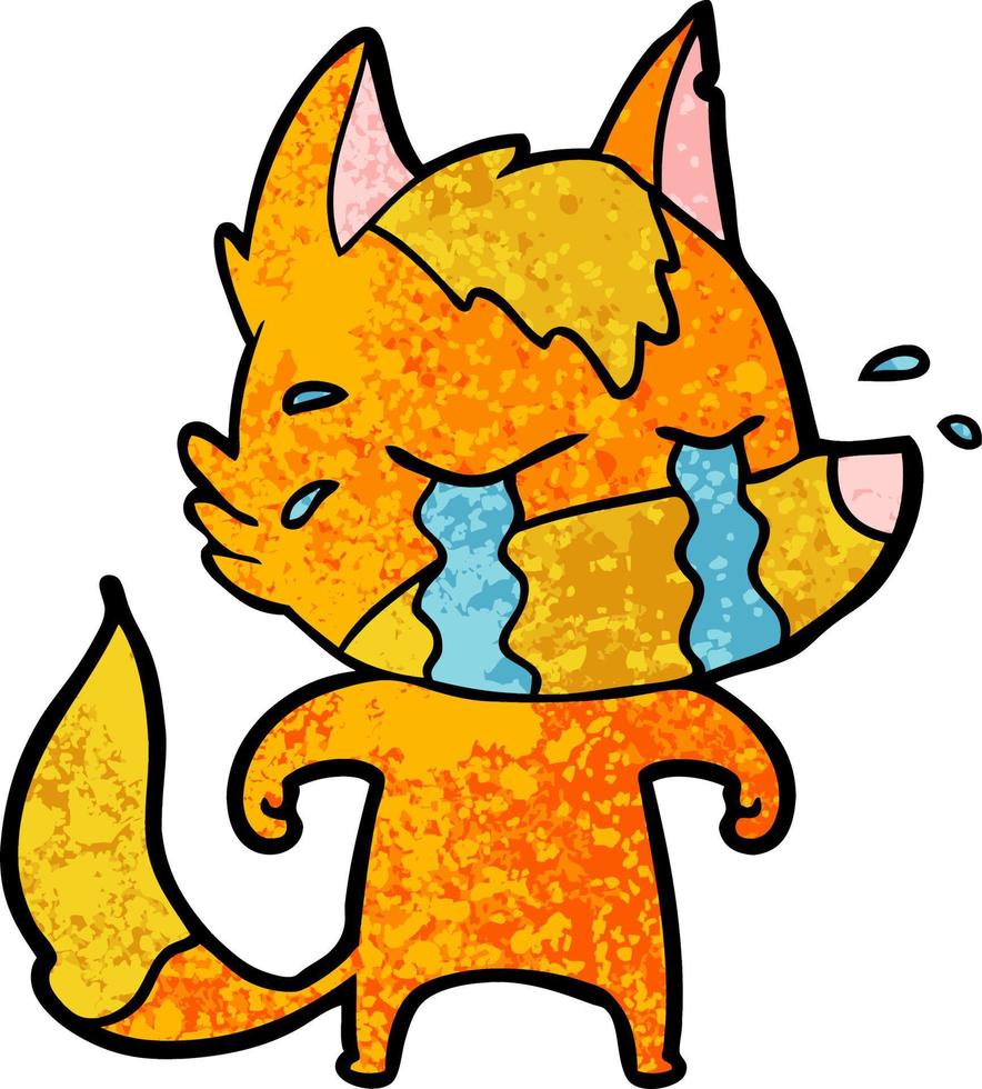fox cartoon character vector