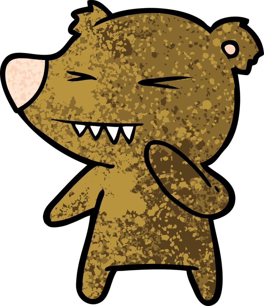 bear cartoon chraracter vector